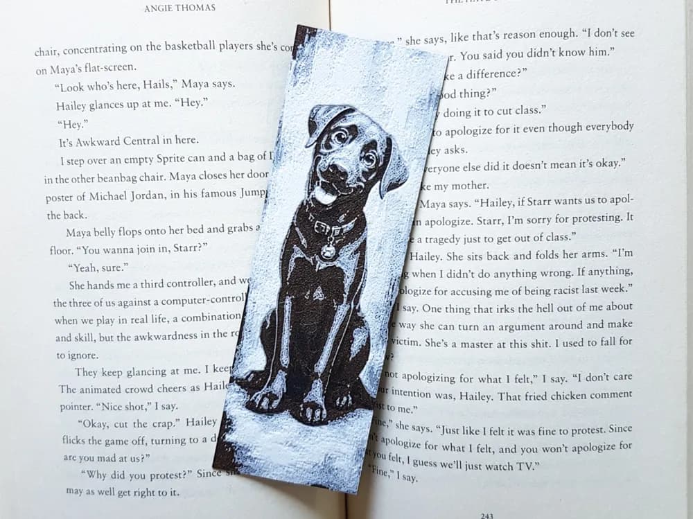 Bookmark, Cute Puppy Dog, Chocolate Lab by Dame Jo HueForge model: Bookmark, Cute Puppy Dog, Chocolate Lab by Dame Jo