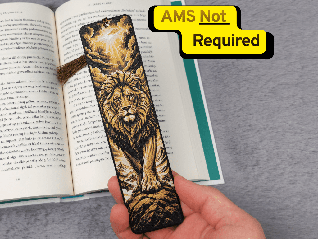 Majestic Lion Sunset HueForge Bookmark Majestic Lion Sunset HueForge Bookmark