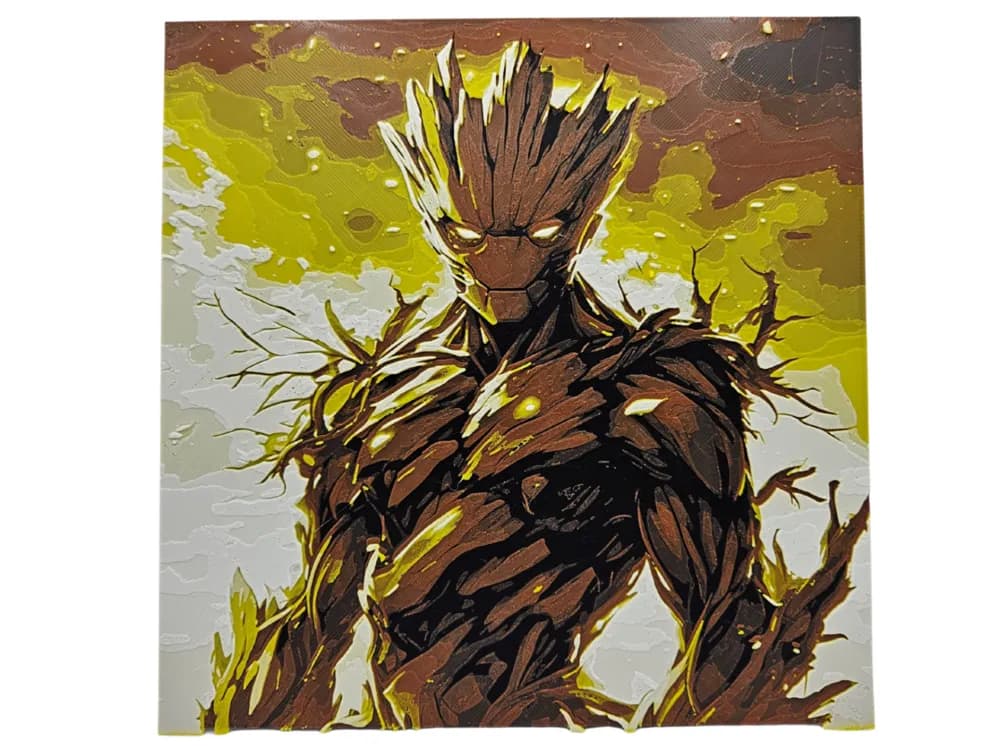 Groot by BusyKikiBee HueForge model: Groot by BusyKikiBee