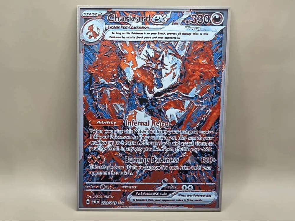 Charizard Ex - HueForge by keko HueForge model: Charizard Ex - HueForge by keko