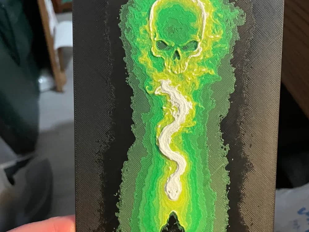 Harry Potter_Slytherin Hueforge by Advancedtechworldwide HueForge model: Harry Potter_Slytherin Hueforge by Advancedtechworldwide