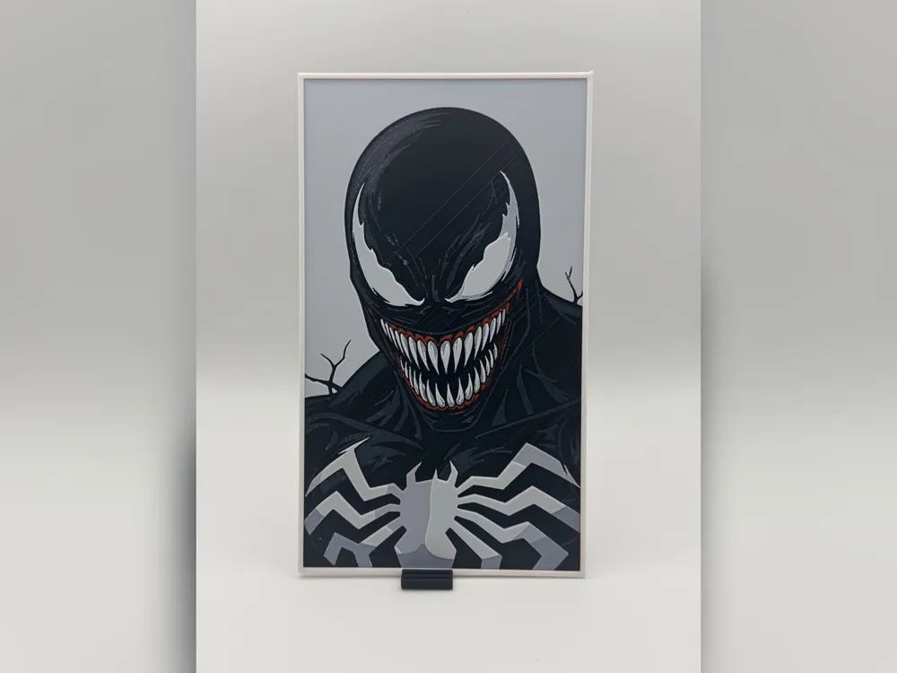Venom Portrait HueForge Print Venom Portrait HueForge Print