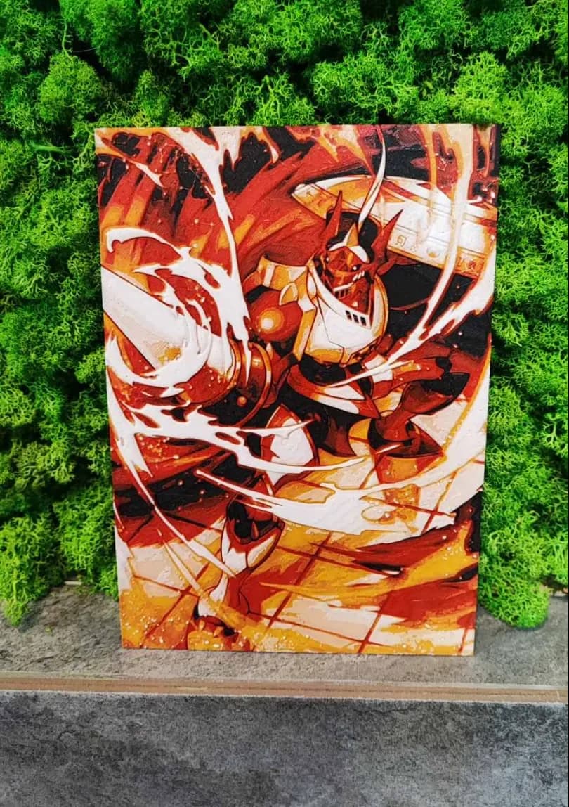 Royal Flame by Garuda3D HueForge model: Royal Flame by Garuda3D