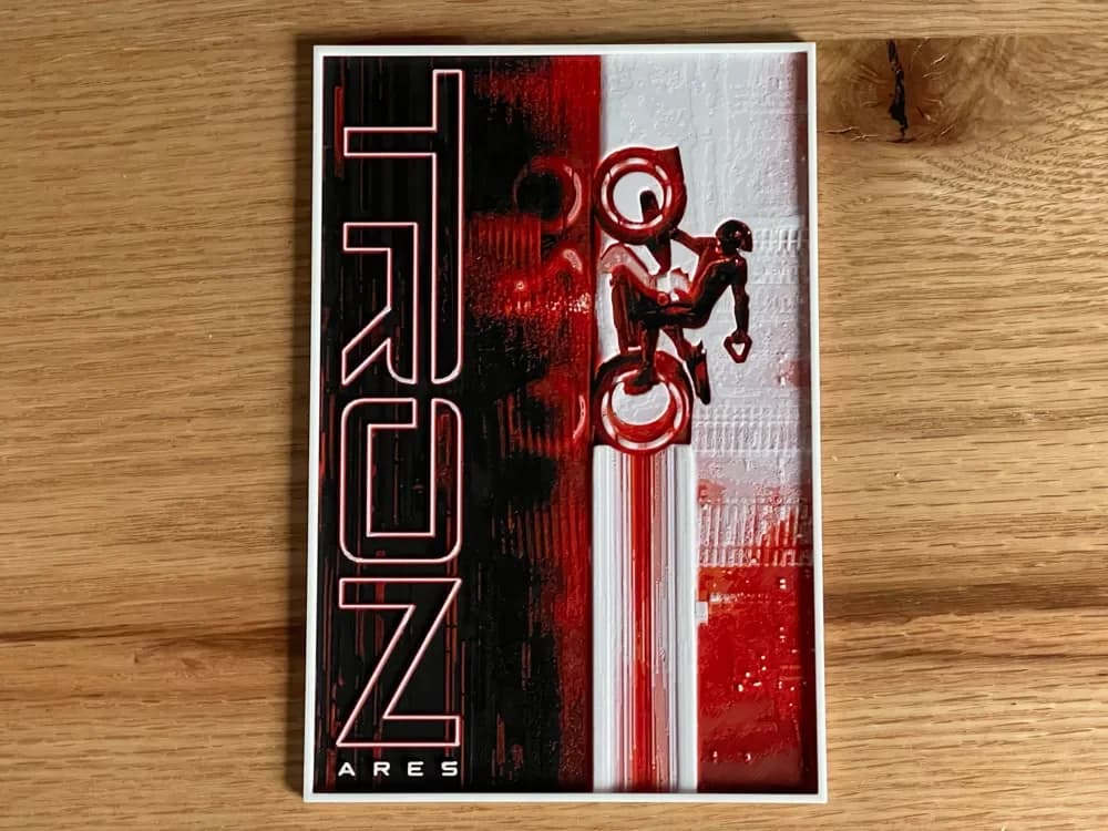 Tron: Ares (2025) Hueforge Movie Poster Tron: Ares (2025) Hueforge Movie Poster