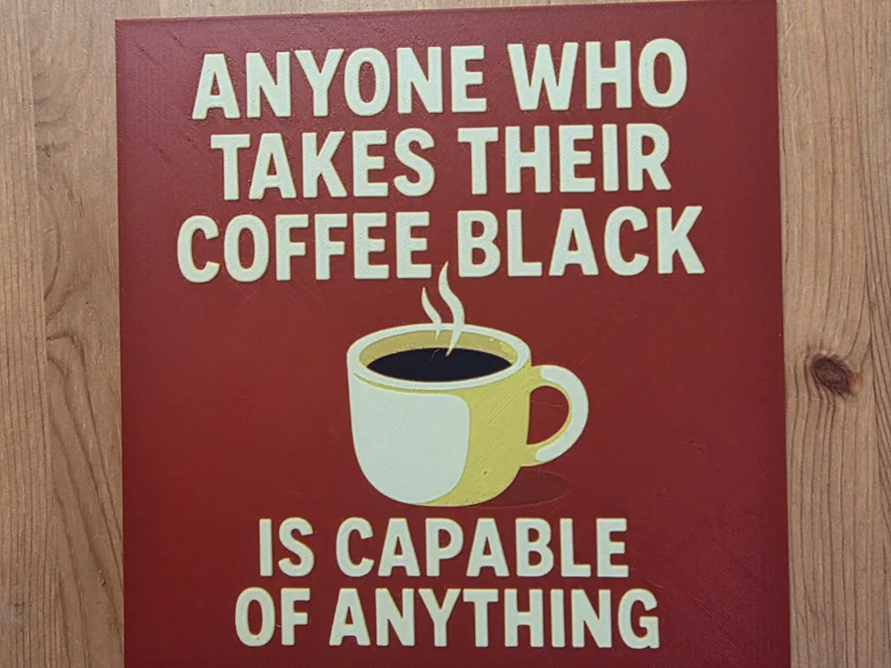 Black Coffee Hueforge Black Coffee Hueforge