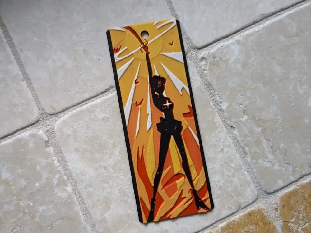 Sailor Uranus Bookmark - Hueforge by suaimondi HueForge model: Sailor Uranus Bookmark - Hueforge by suaimondi