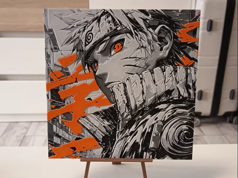 Naruto Hueforge by 3DNesy HueForge model: Naruto Hueforge by 3DNesy