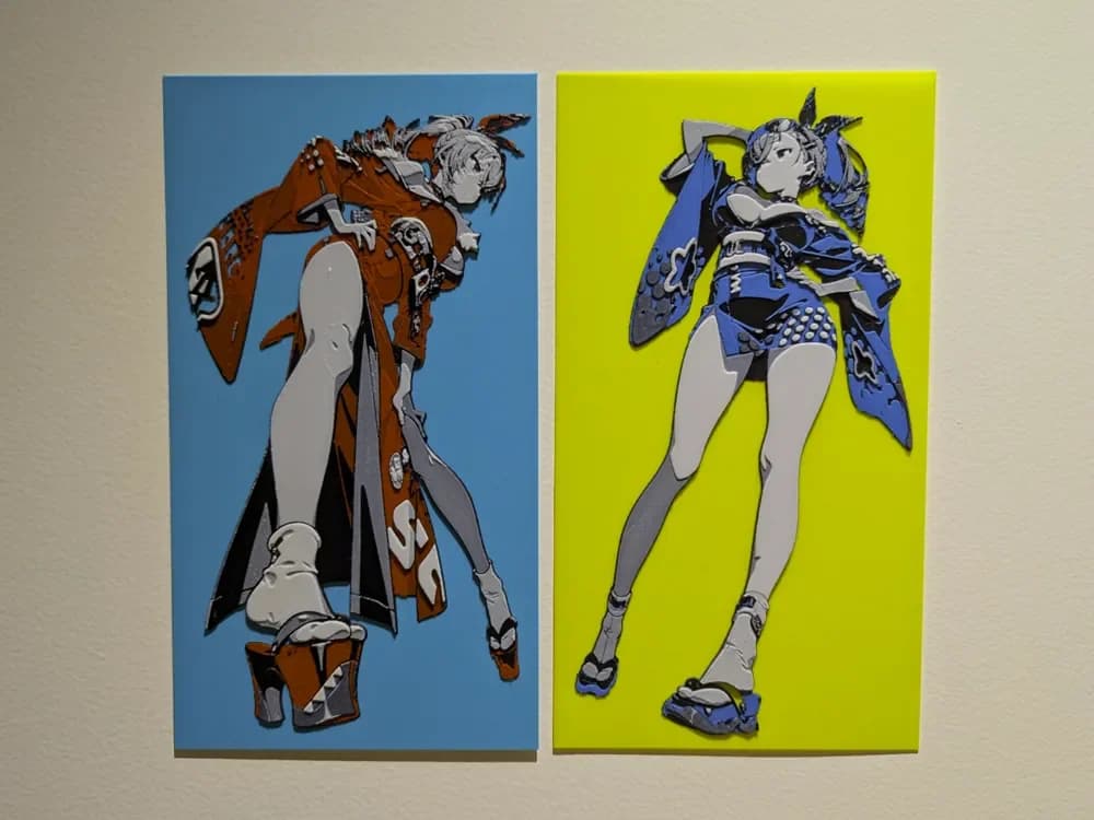 HueForge model: Honkai Star Rail: Silver Wolf Yukata Hueforge by Razel