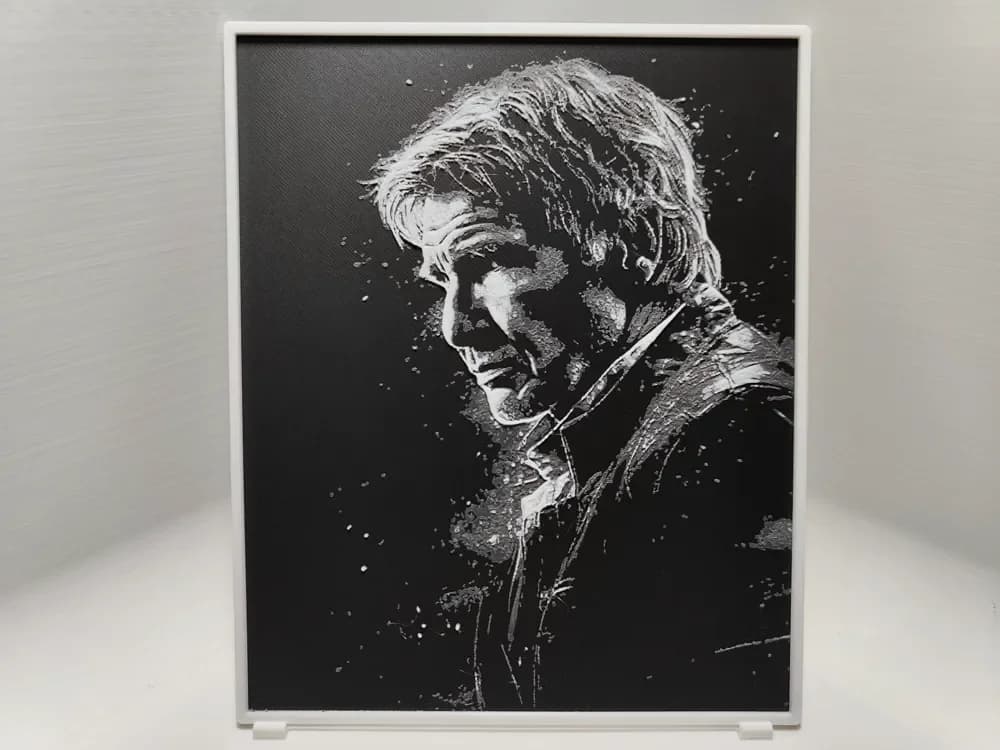 Han Solo - Hueforge by BeaN HueForge model: Han Solo - Hueforge by BeaN