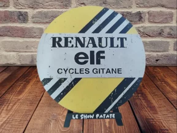 Plaque Vintage Renault Elf Hueforge by leshowpatate HueForge model: Plaque Vintage Renault Elf Hueforge by leshowpatate