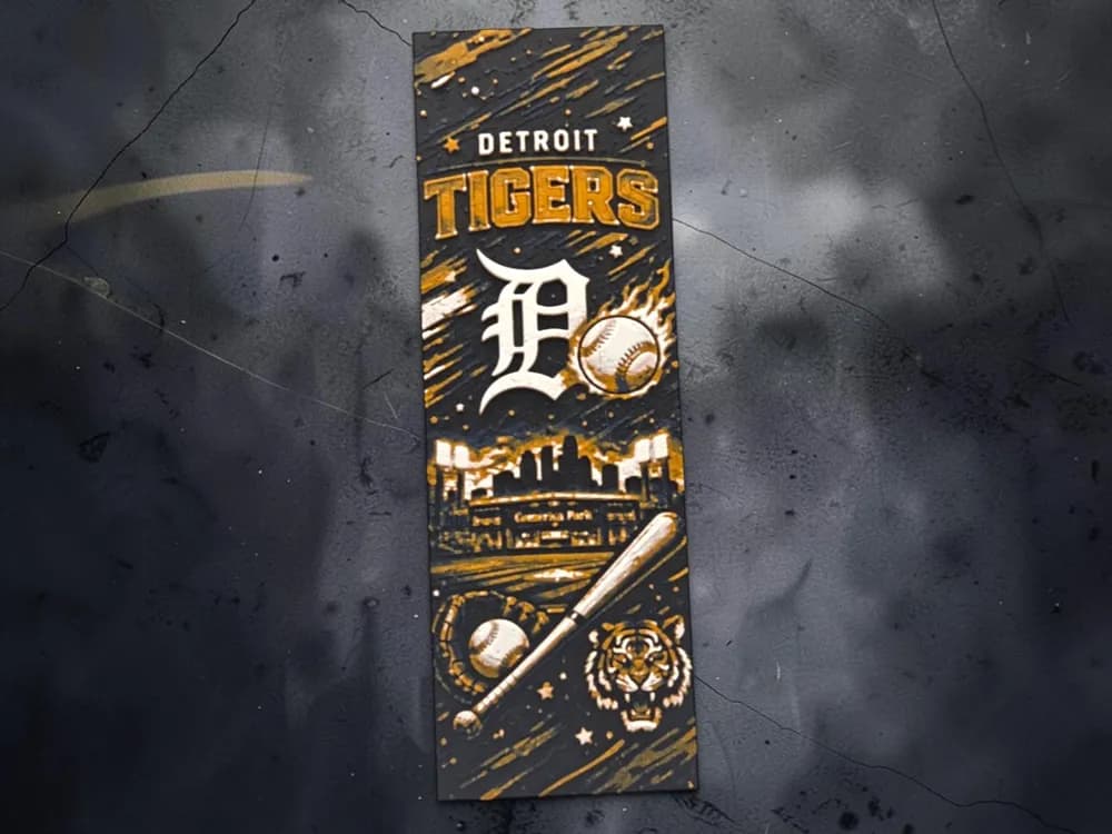 Detroit Tigers MLB Bookmark Detroit Tigers MLB Bookmark