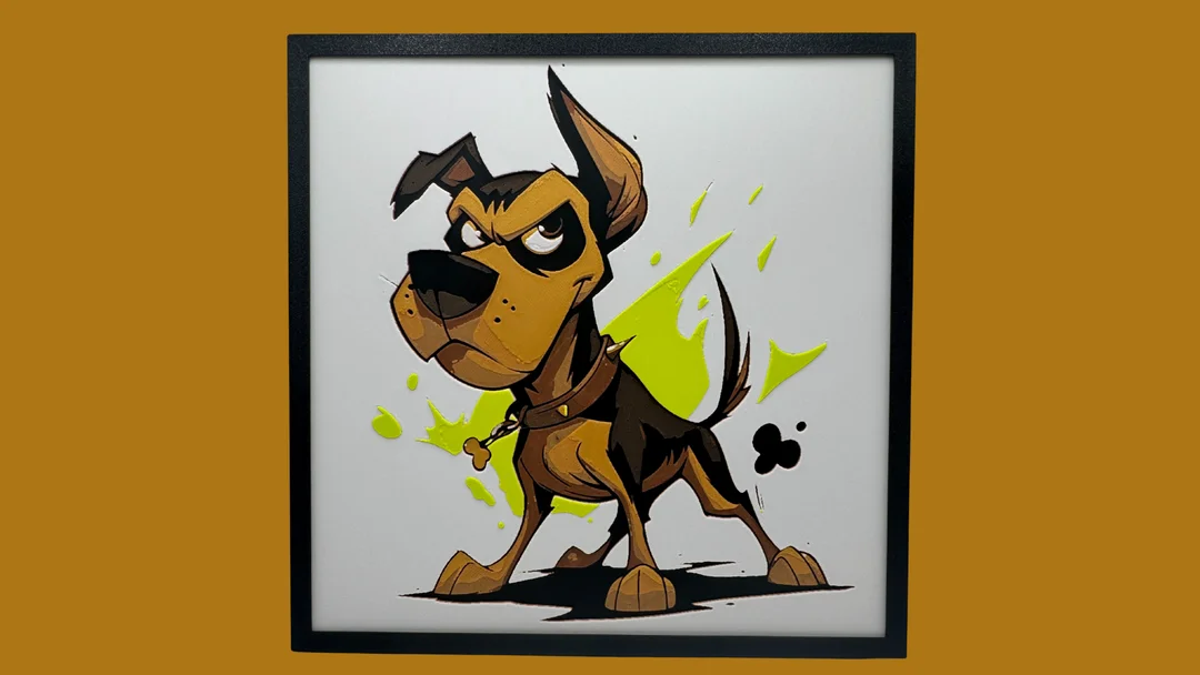 Guard Dog - Hueforge by Canadian Gamer HueForge model: Guard Dog - Hueforge by Canadian Gamer