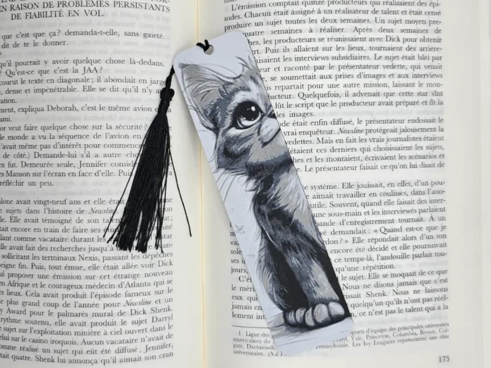 Bookmark Cute baby cat by Kactus Fpv HueForge model: Bookmark Cute baby cat by Kactus Fpv