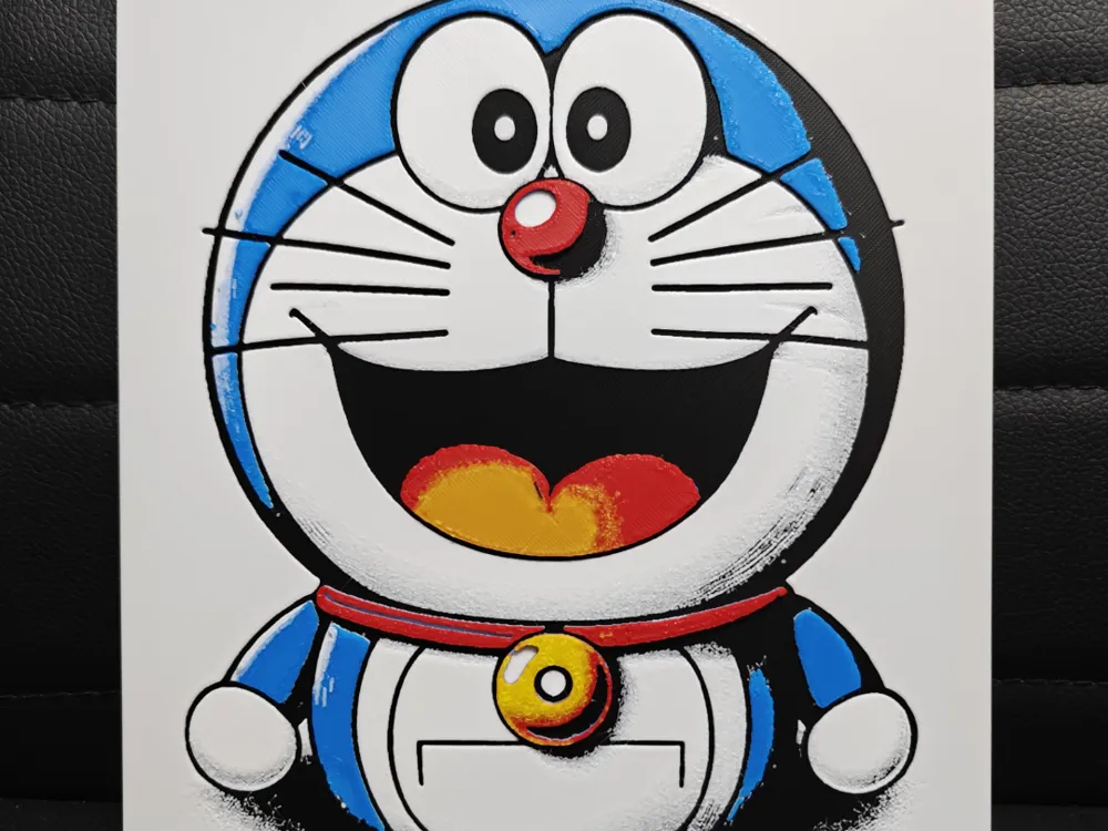 HueForge model: Doraemon 1 AMS only by TheHueforgeLady