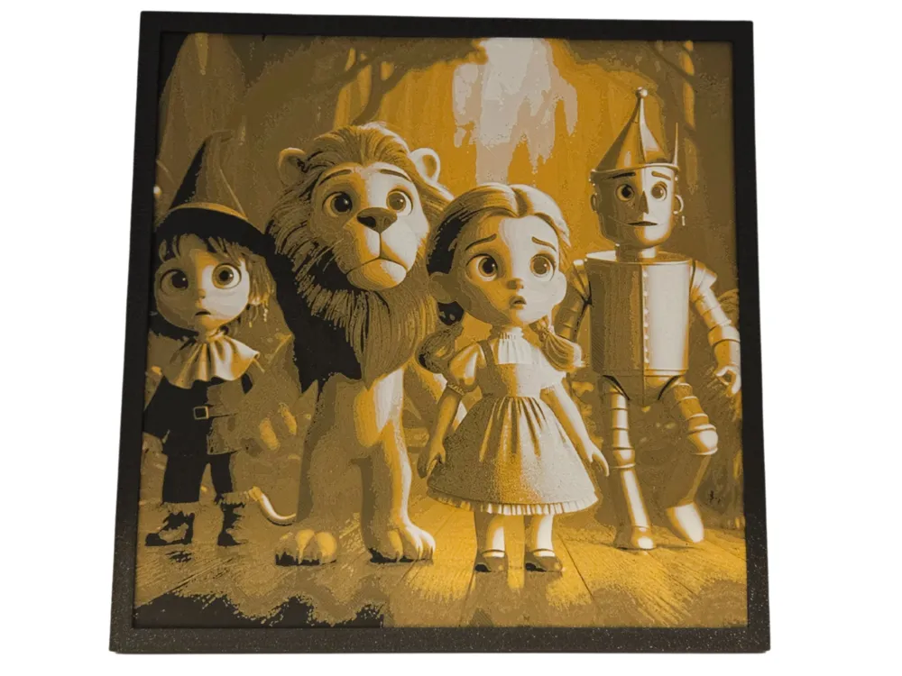 HueForge model: Wizard of Oz by BusyKikiBee