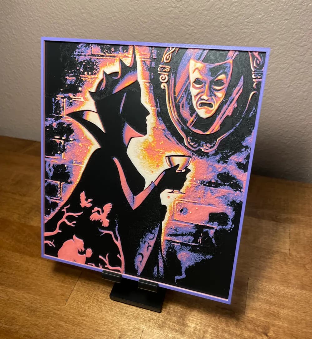 HueForge model: Hueforge - Disney - Evil Queen by Cloudy Nostalgia