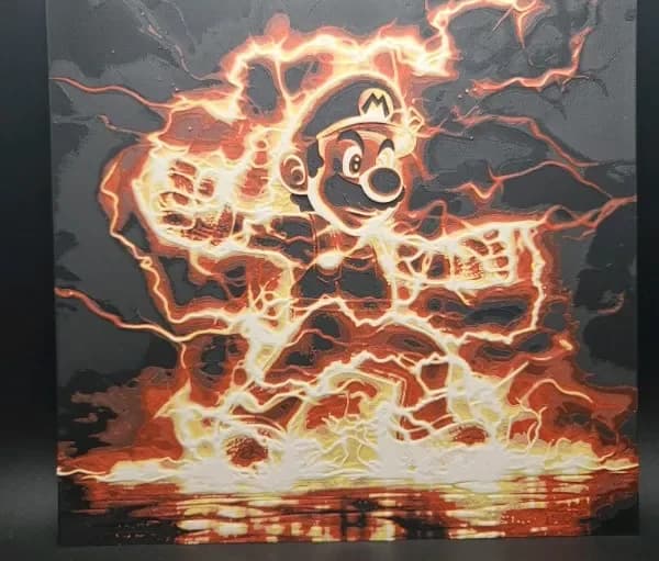 HueForge model: Mario Hueforge by the_bearded_jedi