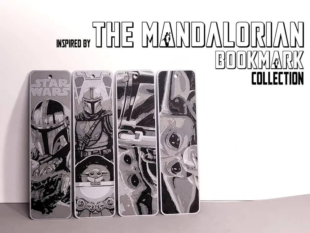 Inspired by The Mandalorian bookmark star wars Inspired by The Mandalorian bookmark star wars