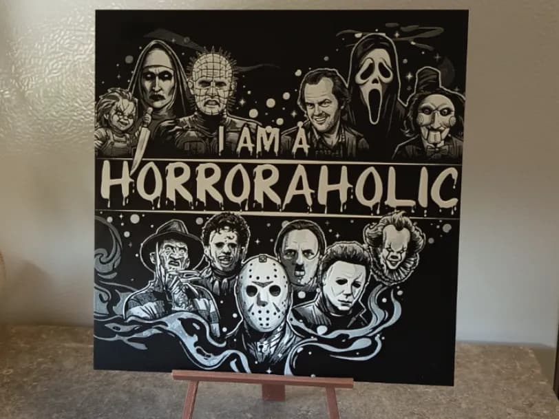 Horroraholic Slasher Hueforge by 3DNesy HueForge model: Horroraholic Slasher Hueforge by 3DNesy
