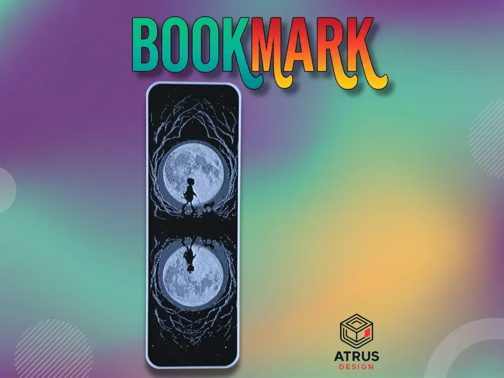 Coraline Bookmark by Atrus Design HueForge model: Coraline Bookmark by Atrus Design