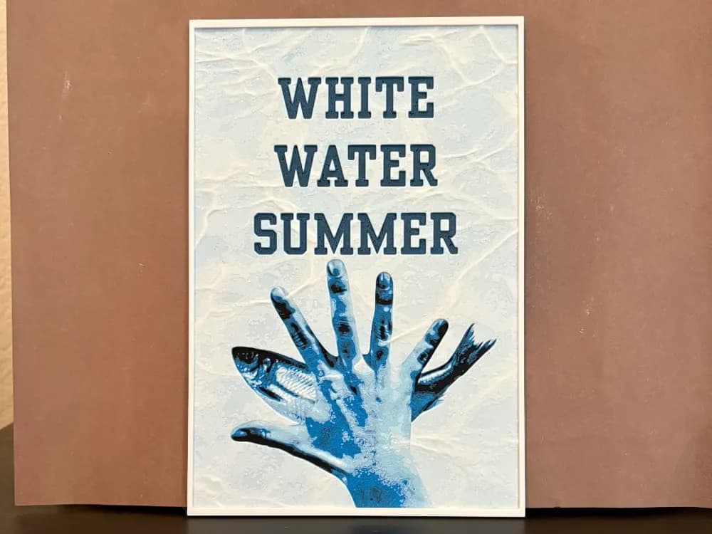 White Water Summer Hueforge by Estiv HueForge model: White Water Summer Hueforge by Estiv