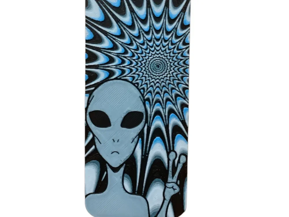 alien Bookmark by Morganja HueForge model: alien Bookmark by Morganja
