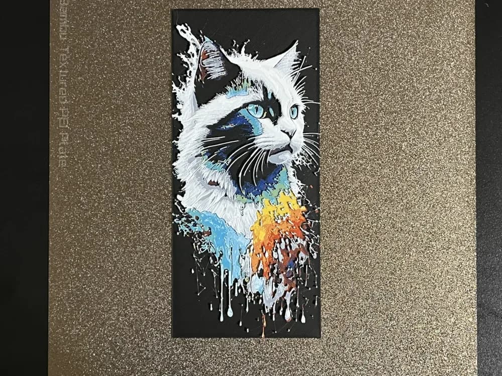 Spectrum Whisper Cat Hueforge by FantasyZ HueForge model: Spectrum Whisper Cat Hueforge by FantasyZ