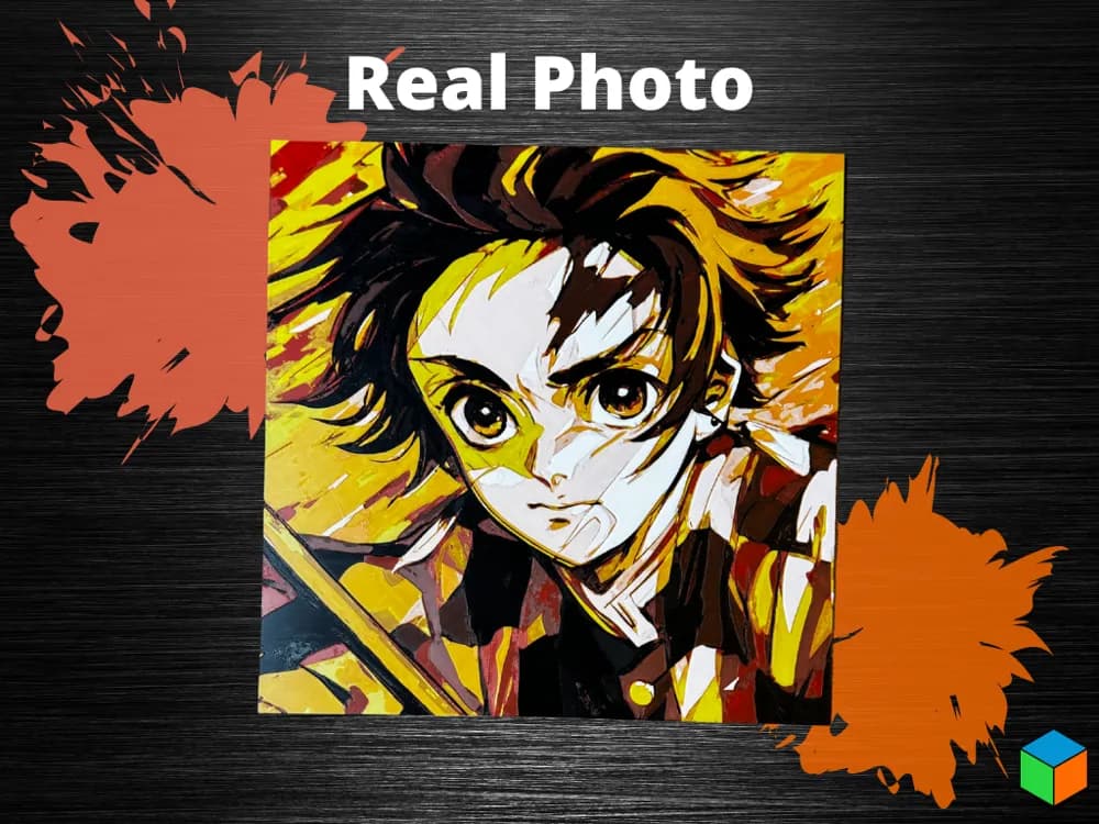 HueForge model: Tanjiro – Breathing Life Into Every Layer by 3D Prints By Vic