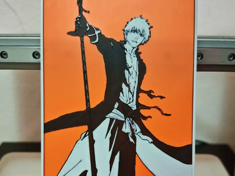 Bleach - Ichigo hueforge by bzz999 HueForge model: Bleach - Ichigo hueforge by bzz999