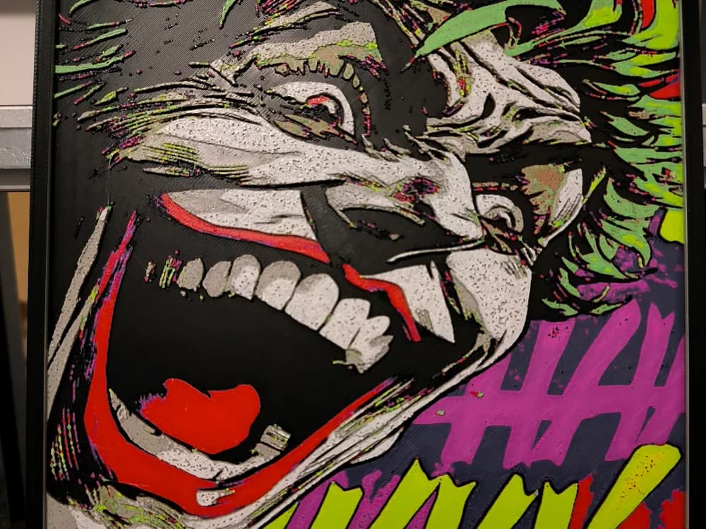 JOKER BATMAN by Dark behelit HueForge model: JOKER BATMAN by Dark behelit