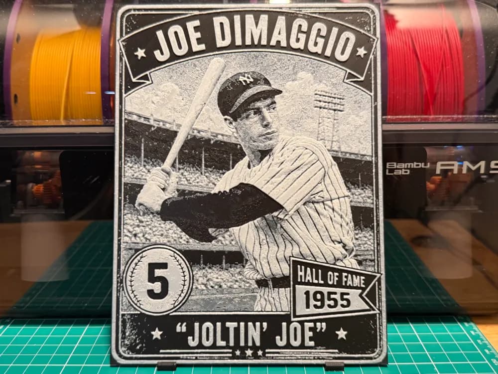 Joe Dimaggio Vintage Baseball Card Joe Dimaggio Vintage Baseball Card