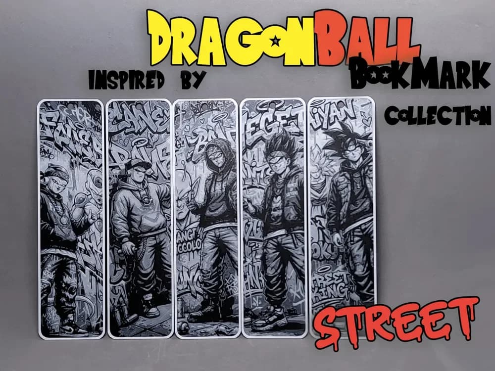 Inspired by DragonBall, cartoon, tv, Bookmark Inspired by DragonBall, cartoon, tv, Bookmark