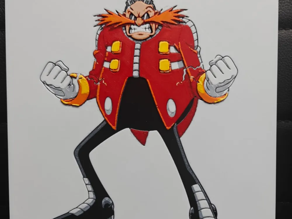 Doctor Ivo "Eggman" Robotnik by TheHueforgeLady HueForge model: Doctor Ivo "Eggman" Robotnik by TheHueforgeLady