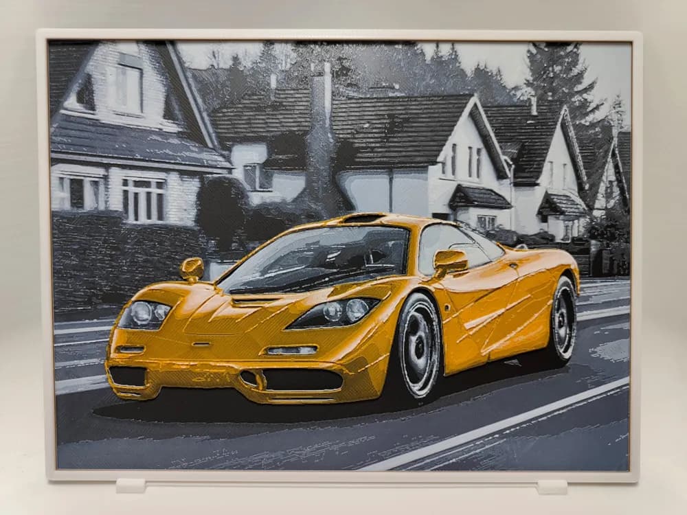 McLaren F1 - Hueforge by BeaN HueForge model: McLaren F1 - Hueforge by BeaN