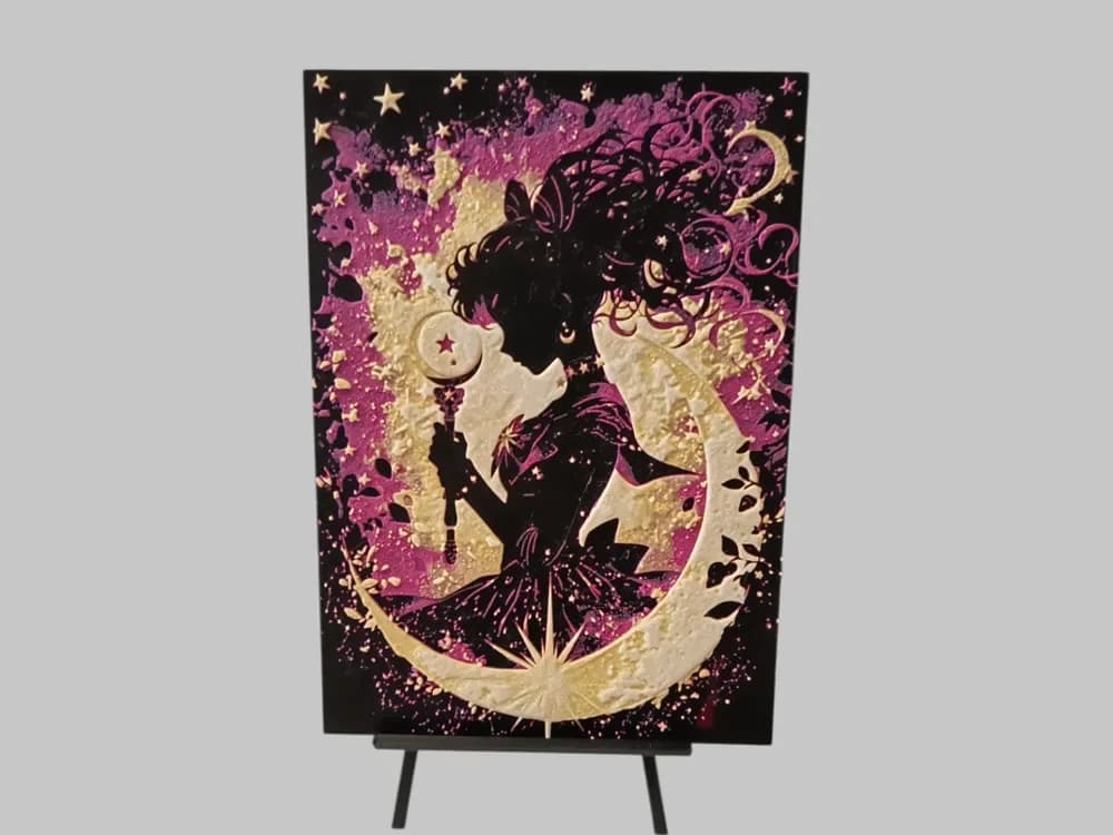 Sailor Chibi Moon Hueforge by 3DNesy HueForge model: Sailor Chibi Moon Hueforge by 3DNesy