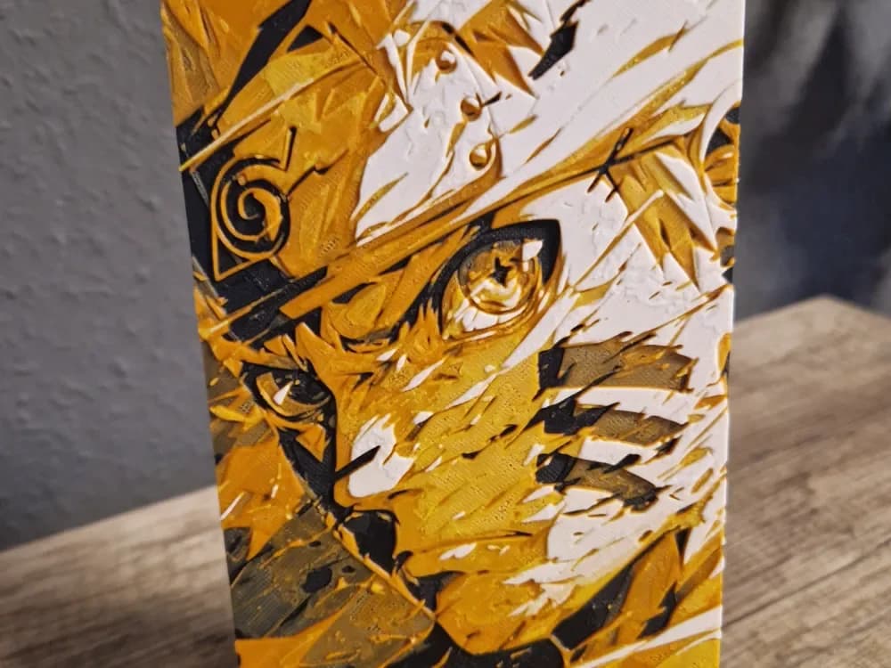 Hueforge - Naruto 1 by Schuettdesign HueForge model: Hueforge - Naruto 1 by Schuettdesign