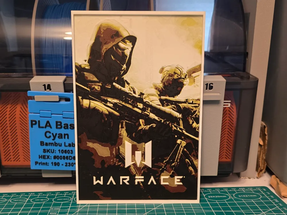 Warface Game Poster - Hueforge Art Warface Game Poster - Hueforge Art