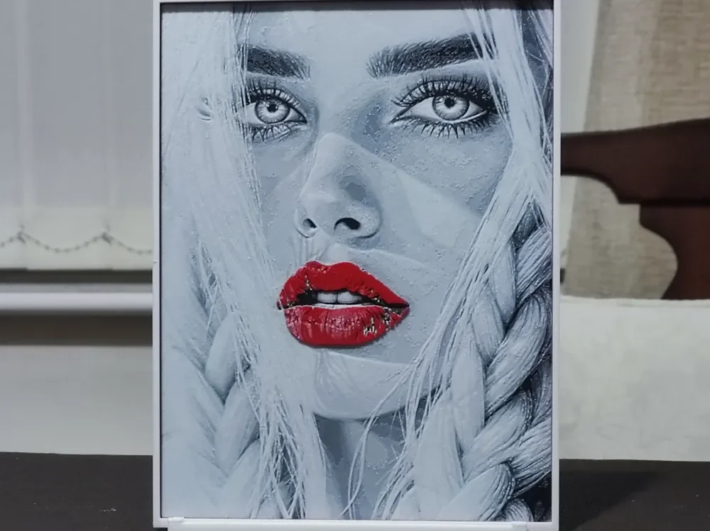 Ruby Lips - HueForge 3 Color by BoDad HueForge model: Ruby Lips - HueForge 3 Color by BoDad