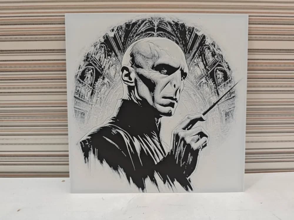 Hueforge Lord Voldemort by Litolunar HueForge model: Hueforge Lord Voldemort by Litolunar