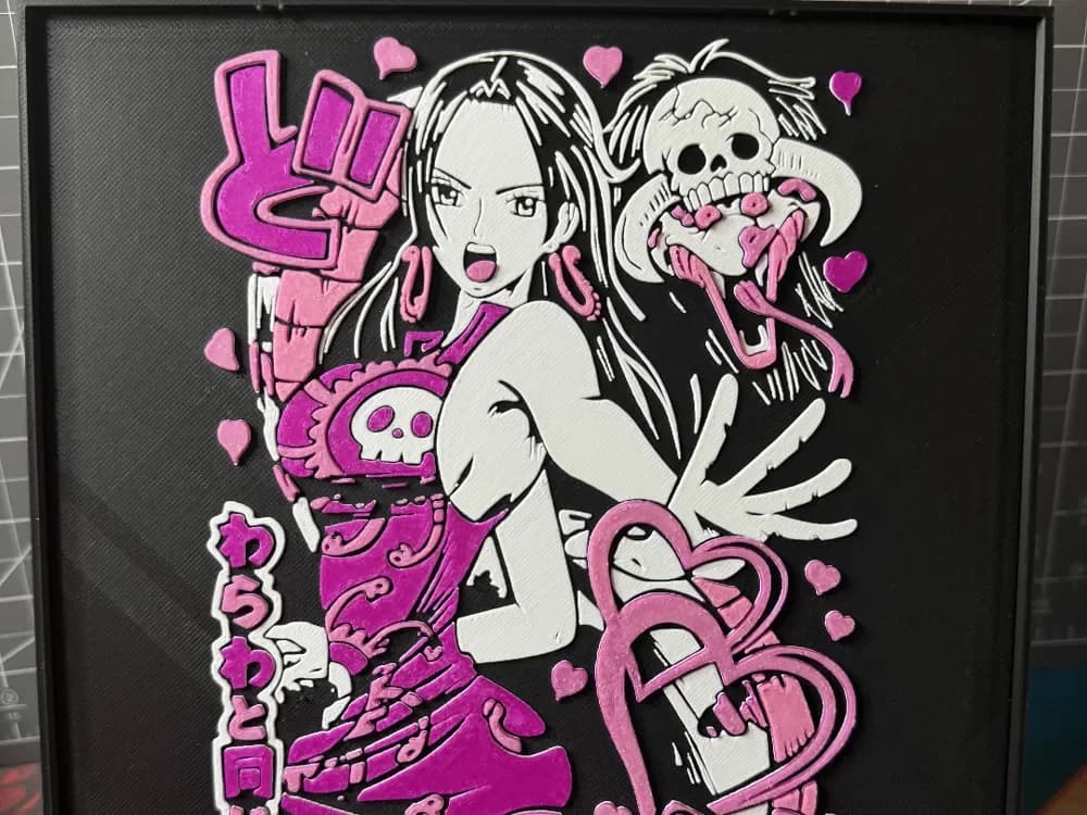 HueForge model: Hueforge of Boa Hancock from One Piece by SBC Creations