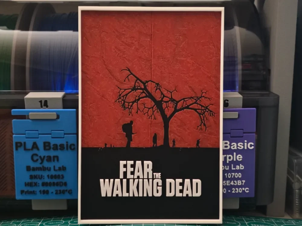 Fear the Walking Dead Poster - Hueforge Art Fear the Walking Dead Poster - Hueforge Art