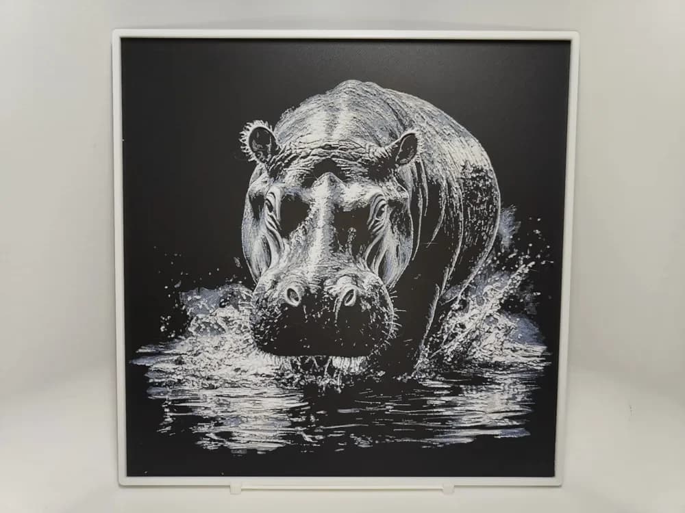 Hippo - Hueforge by BeaN HueForge model: Hippo - Hueforge by BeaN