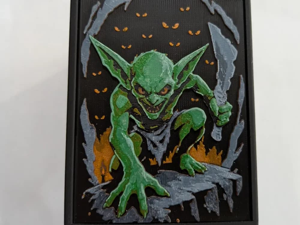 Goblin Tribal Deckbox Inlay Goblin Tribal Deckbox Inlay