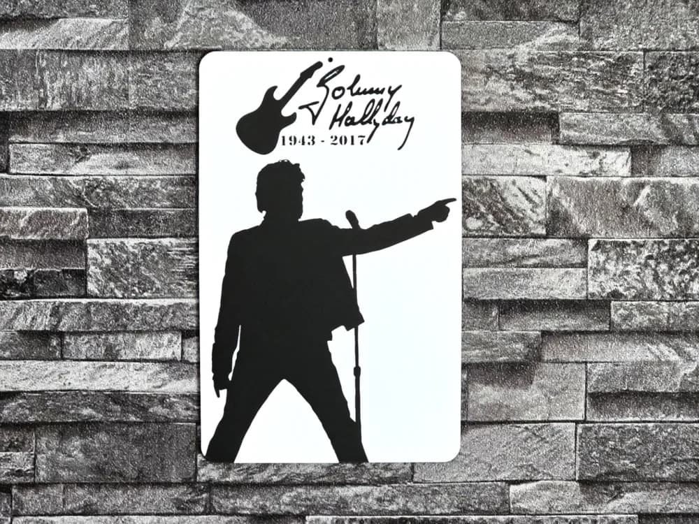 Hueforge Johnny Hallyday on scene by StefBull85 HueForge model: Hueforge Johnny Hallyday on scene by StefBull85