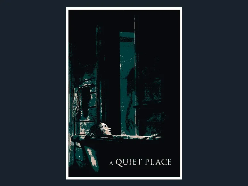 A Quiet Place (Movie Poster - HueForge) by HugheCraft HueForge model: A Quiet Place (Movie Poster - HueForge) by HugheCraft