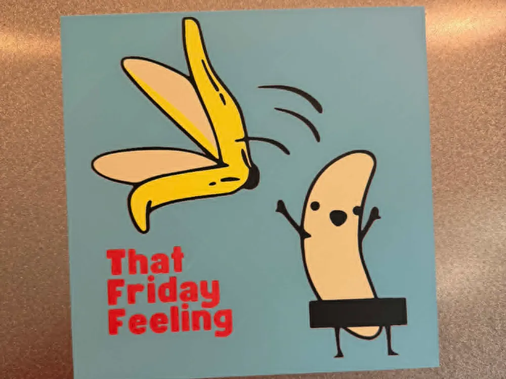 Funny Banana Peel Friday Feeling Meme by IslandLooter HueForge model: Funny Banana Peel Friday Feeling Meme by IslandLooter