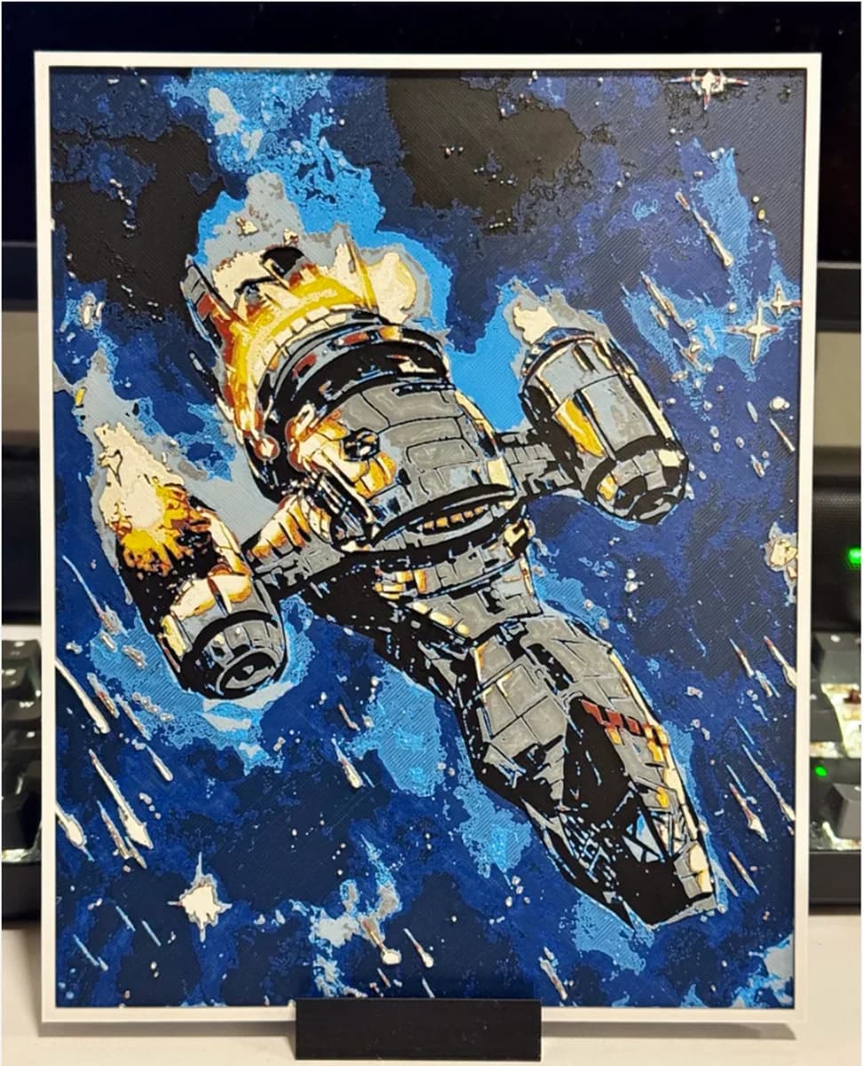 Firefly Serenity by Strata Prints HueForge model: Firefly Serenity by Strata Prints