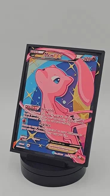 Mew EX #RC24 Pokemon Legendary Treasures Hueforge by Loki HueForge model: Mew EX #RC24 Pokemon Legendary Treasures Hueforge by Loki