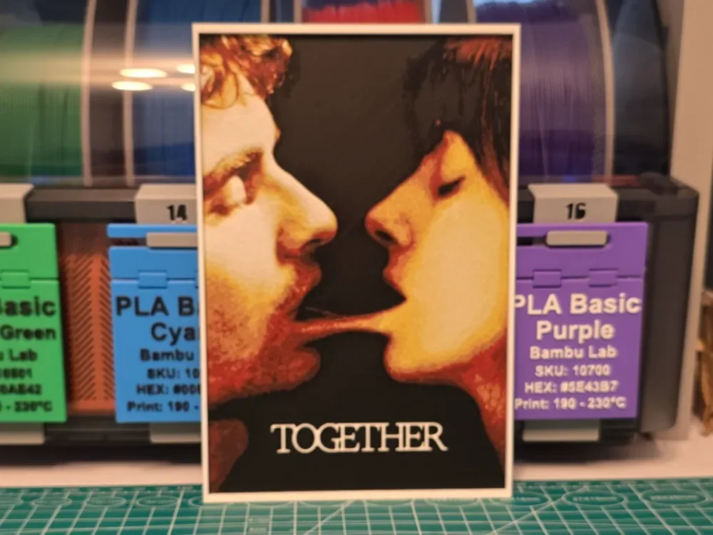 Together Movie Poster - Hueforge Art by Lumpy3D HueForge model: Together Movie Poster - Hueforge Art by Lumpy3D