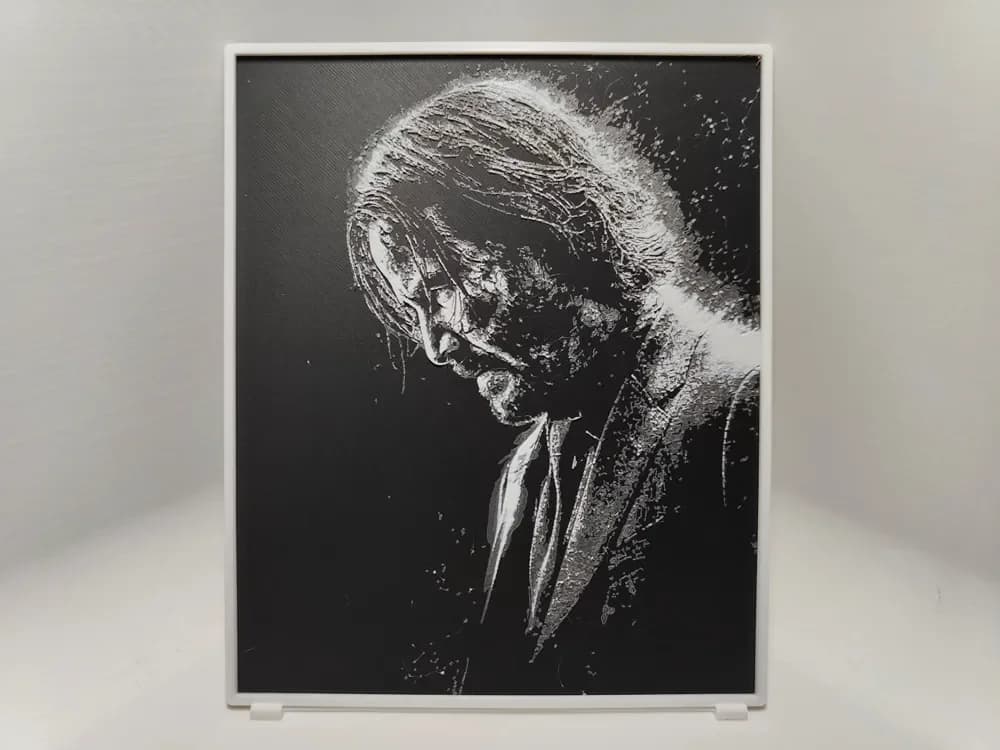 HueForge model: John Wick - Hueforge by BeaN